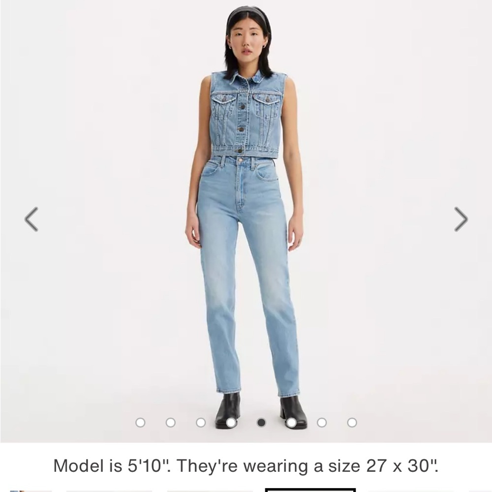 NWT Levi’s 70’s High Slim Straight Women’s Jeans - Picture 5 of 5